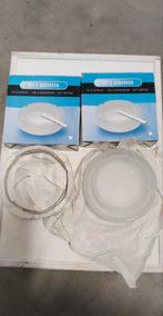 Nieuw!3€=2*Asbakken Gematteerd Glas Ashtray Twee in een doos, Ophalen of Verzenden, Nieuw, Asbak