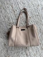 Handtas dames geweven oud roze, Sieraden, Tassen en Uiterlijk, Tassen | Damestassen, Ophalen of Verzenden, Zo goed als nieuw, Roze