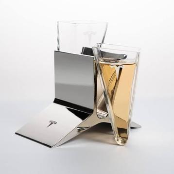 TESLA Borrelglazen en standaard - limited edition beschikbaar voor biedingen