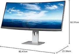 Dell Ultrasharp U3415W, Computers en Software, Monitoren, Zo goed als nieuw, 60 Hz of minder, DisplayPort, HDMI, Curved, Ultrawide