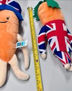2X Engelse Aldi Kevin The Carrot In a Kilt Wortel XL Knuffel, Aldi, Ophalen of Verzenden, H, H