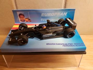 F1 european minardi ps01 fernando alonso testcar 2001 zeldza beschikbaar voor biedingen