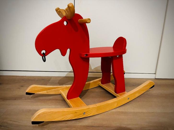 IKEA Ekorre hobbel-eland – voor kinderen, Kinderen en Baby's, Speelgoed | Hobbelfiguren, Zo goed als nieuw, Ophalen of Verzenden