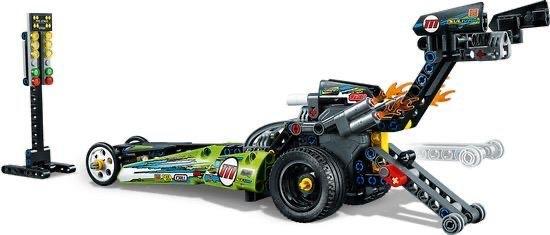 Lego Technic 42103 Dragracer, Kinderen en Baby's, Speelgoed | Duplo en Lego, Zo goed als nieuw, Lego, Complete set, Ophalen