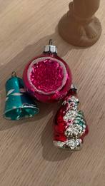 Gekleurde Kerstballen, deukbal, klokje en kerstman, Diversen, Kerst, Ophalen of Verzenden, Gebruikt