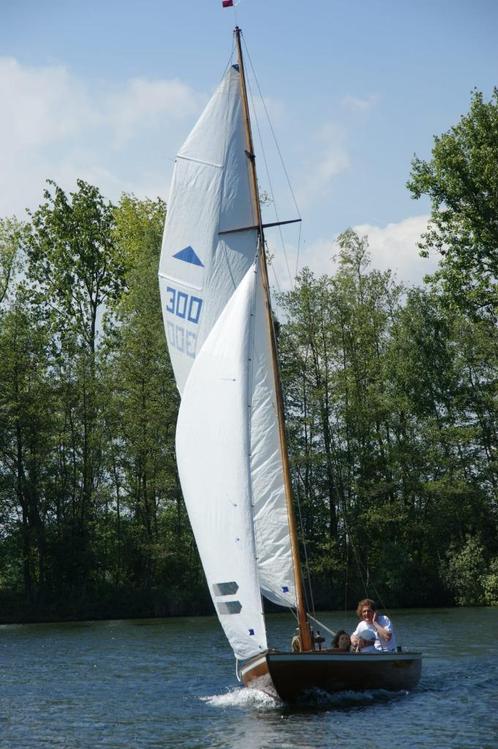 Klassieke dagzeiler, Watersport en Boten, Open zeilboten, Gebruikt, Overige typen, 6 meter of meer, Hout, Geen motor, Ophalen
