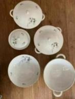 4 Schalen Bavaria decor dennentak/ pinecone, Antiek en Kunst, Ophalen of Verzenden