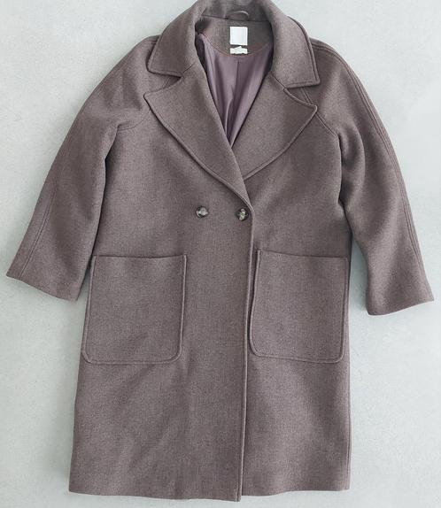 Izgst oversized wollen winterjas manteco for h&m nwp 149 eur, Kleding | Dames, Jassen | Winter, Zo goed als nieuw, Maat 36 (S)