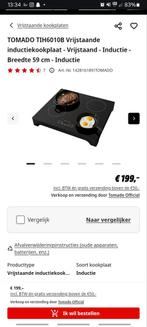 Inductiekookplaat - Perfect voor elke keuken!, Ophalen, Nieuw, 4 kookzones, Inbouw