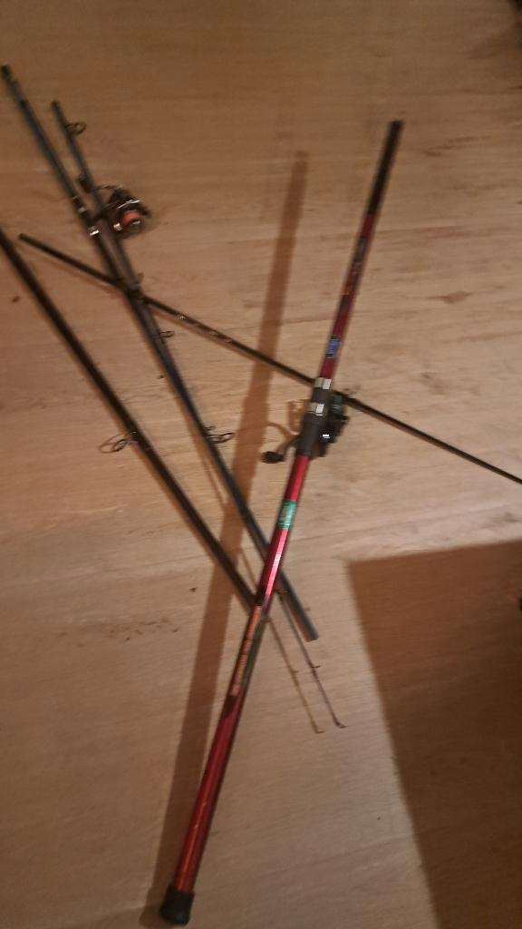 vishengels, Watersport en Boten, Hengelsport | Algemeen, Gebruikt, Vaste hengel, Ophalen of Verzenden