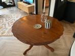 Brocante oude eettafel, Huis en Inrichting, Tafels | Salontafels, Ophalen, 100 tot 150 cm, Rond, Zo goed als nieuw
