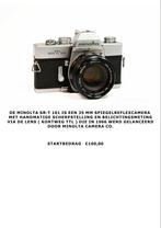 Minolta SR-T 101 35 mm spiegelreflexcamera, Ophalen of Verzenden, Zo goed als nieuw, Spiegelreflex, Minolta