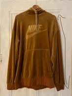 Nike fluwele look oversized hoodie | M, Maat 48/50 (M), Ophalen of Verzenden, Bruin, Zo goed als nieuw