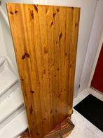 Bureau of werktafel met massief houten blad, Ophalen, Gebruikt, Bureau