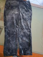 Travelstof broek in blauwtinten maat XXL, Overige kleuren, Maat 46/48 (XL) of groter, Ophalen of Verzenden, Zo goed als nieuw