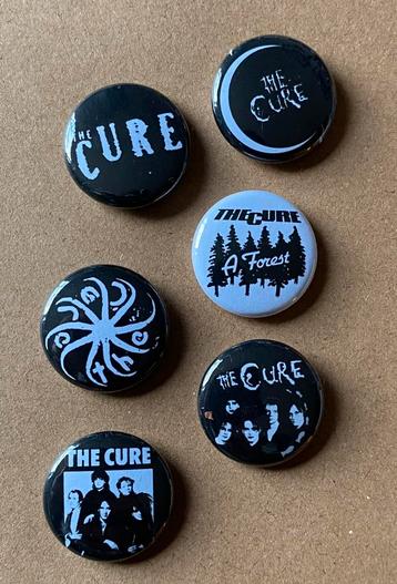 THE CURE buttons speldjes pins Robert Smith gothic wave beschikbaar voor biedingen