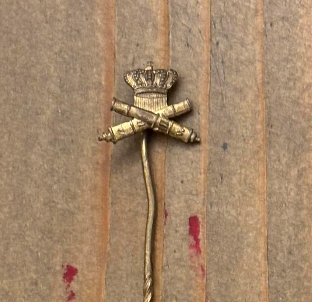 Speldje Artillerie Mobilisatie serie Begeer 1939 1940 pin, Verzamelen, Militaria | Tweede Wereldoorlog, Landmacht, Embleem of Badge