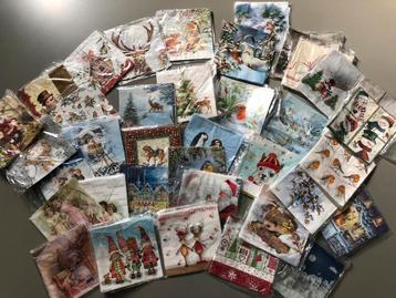 Decoupage kerstservetten 90 stuks in 36 motieven beschikbaar voor biedingen