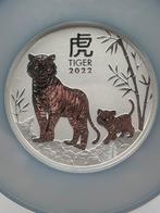 Lunar 3 - 5oz zilver tiger 2022 ngc ms70 - special label, Ophalen of Verzenden, Zilver