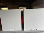 2 Nieuwe Hoogglans Witte Bovenkastjes, Huis en Inrichting, Wit, Nieuw, Minder dan 100 cm, 25 tot 50 cm
