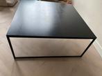 Vierkante zwarte salontafel Andagio van Goossens, Huis en Inrichting, Tafels | Salontafels, 50 tot 100 cm, Vierkant, Ophalen of Verzenden
