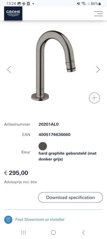 Kranen Metal Gun (2 stuks) GROHE NIEUW  beschikbaar voor biedingen