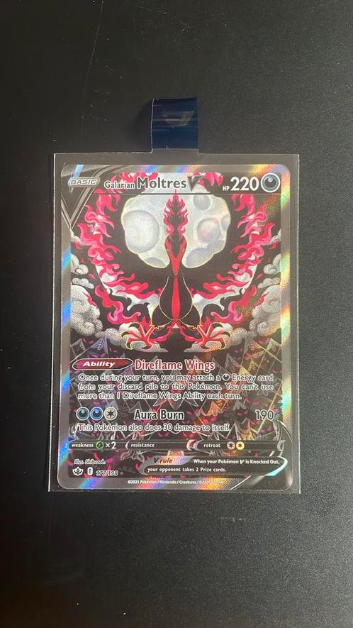 Galarian Moltres 177/198, Hobby en Vrije tijd, Verzamelkaartspellen | Yu-gi-Oh!, Zo goed als nieuw, Losse kaart, Ophalen of Verzenden