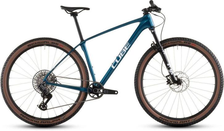 CUBE REACTION C:62 SLX ELECTRICBLUE/WHITE ELECTRICBLUE/WHITE, Fietsen en Brommers, Fietsen | Mountainbikes en ATB, Nieuw, Overige merken