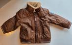 Stoere bruine winterjas maat 68, Kinderen en Baby's, Babykleding | Maat 68, Ophalen of Verzenden, Zo goed als nieuw, Jongetje