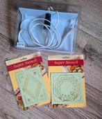 ebossing  met mallen, Hobby en Vrije tijd, Ophalen of Verzenden, Zo goed als nieuw, Overige thema's, Pons of Mal