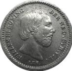 Nederland 5 cent 1850 (hoge 0, zilver), Koning Willem III, Zilver, Ophalen of Verzenden, Losse munt