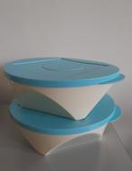 TUPPERWARE Atlantis 2 stuks! Grote (koek)trommels / dozen, Huis en Inrichting, Keuken | Tupperware, Ophalen of Verzenden, Zo goed als nieuw