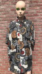 Overhemd met korte mouw - 100% zijde - maat L, Kleding | Heren, Overhemden, Overige kleuren, Ophalen of Verzenden, Zo goed als nieuw