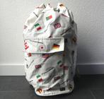 United Colours of Benetton plunjezak vintage schoudertas, Gebruikt, 20 tot 30 cm, Wit, Minder dan 40 cm