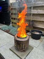 wasmachinetrommel sportvissen visbun vuurkorf lampenkap, Tuin en Terras, Vuurkorf, Ophalen of Verzenden, Zo goed als nieuw, Nvt