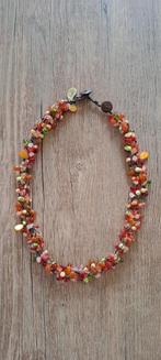 Kleurige ketting, Sieraden, Tassen en Uiterlijk, Ophalen of Verzenden, Zo goed als nieuw, Overige kleuren, Steen of Mineraal
