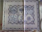 Borduurpatroon  Tegeltjes merklap   nr 4457 do, Hobby en Vrije tijd, Verzenden, Nieuw, Handborduren, Patroon