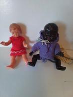Twee oude popjes, Verzamelen, Poppen, Ophalen of Verzenden, Gebruikt, Pop