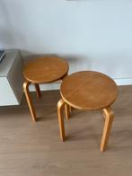 Vintage Frosta IKEA kruk | 2x, Huis en Inrichting, Krukjes, Ophalen, Zo goed als nieuw, Hout