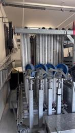 Aluminium rolsteiger compleet met aanhanger zeer compleet, Doe-het-zelf en Verbouw, Steigers, Ophalen, Gebruikt, Rolsteiger of Kamersteiger