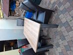 Eetkamertafel met 5 stoelen, Ophalen, Gebruikt, 50 tot 100 cm, Vijf personen of meer
