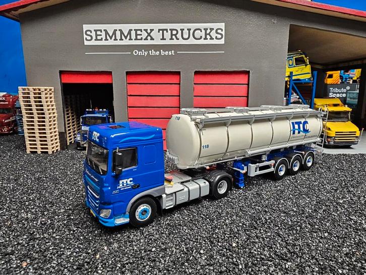 Wsi daf xf106 space cab itc oss nieuw, Hobby en Vrije tijd, Modelauto's | 1:50, Nieuw, Bus of Vrachtwagen, Wsi, Ophalen