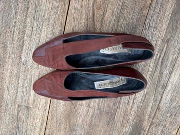 Bruine schoenen met een grappige hak, maat 40,5 beschikbaar voor biedingen