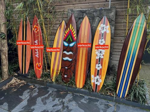 Surfplank massief wanddecoratie retro mancave 150 cm, Huis en Inrichting, Woonaccessoires | Wanddecoraties, Nieuw, Ophalen of Verzenden