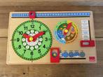 Goula Houten Kalenderklok speelgoed van hout, Ophalen of Verzenden, Zo goed als nieuw, Overige typen