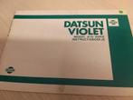 1980 Nederlandse Datsun Violet handleiding instructieboekje, Auto diversen, Handleidingen en Instructieboekjes, Ophalen of Verzenden
