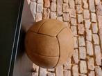Vintage leren bal, Ophalen of Verzenden, Gebruikt