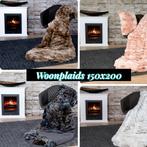 Woonplaids 150x200 nieuw, Huis en Inrichting, Woonaccessoires | Plaids en Woondekens, Ophalen, Nieuw