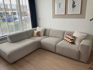 Hoekbank Bergamo zand beschikbaar voor biedingen