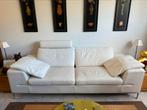 Leren 2.5 zits bank, Huis en Inrichting, Banken | Bankstellen, Ophalen, Modern design, Gebruikt, Driepersoons
